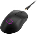 Cooler Master MM731 Wireless Gaming Mouse Black, Adjustable 19,000 DPI, Palm|Claw Grip, 2.4GHz|Bluetooth, PixArt Optical Sensor, Ultraweave Cable, PTFE Feet, RGB Lighting (MM-731-KKOH1)