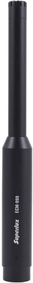 Superlux ECM999 Measurement Microphone, Omnidirectional Condenser Mic - Precision for Room Calibration, Audio Testing & Sound Analysis. Compatible with RTA Systems, Studio Recording (20Hz-20kHz, XLR)