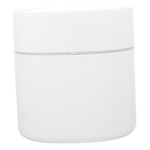 Press Cover Trash Can Garbage Bin for Kitchen Pp Material for Living Room Office Compact
