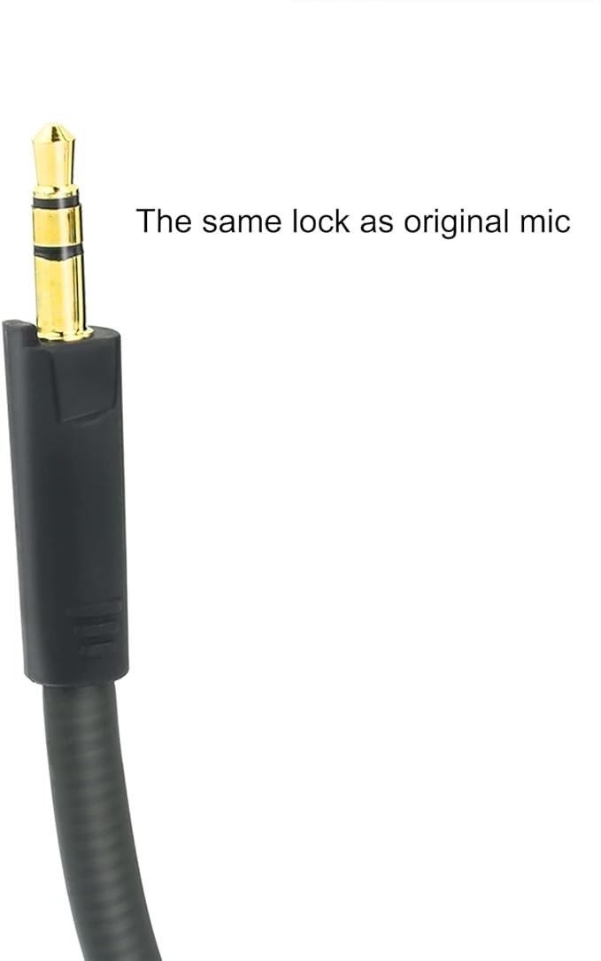 LEFXMOPHY Mic Replacement for Razer Barracuda X Game Headset 3.5mm Detachable Gaming Boom Microphone with Foam