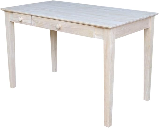 International Concepts Desk with Chair Unfinished