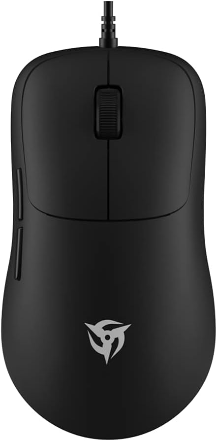Ninjutso Katana Lightweight Gaming Mouse – 58G Ultralight Design with 16K DPI Optical Sensor, Assassin Paracord, Crispy Kailh GM8.0 Switch & 100% PTFE Feet
