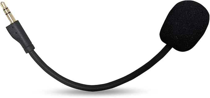 UNCLE LIGHT Replacement Game Mic for Logitech G PRO X & G Pro Gaming Headset on PS4 PS5 Xbox One PC, 3.5mm Detachable Boom Microphone