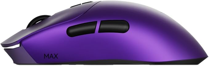 Rapoo VT MAX Lightweight Wireless Gaming Mouse, PAW3950 Ultimate Sensor,750H Battery Life, 8K Polling, 45K DPI, Dual-Mode 2.4G/USB-C, Esports Grade Performance Mouse for PC/Mac (VT7 MAX, Purple)