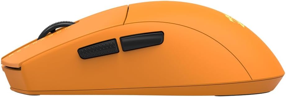Redragon M916 ULT Wireless 8K Polling Rate Gaming Mouse, 54G Ultra-Lightweight 30,000 Max DPI Gaming Mice w/Ergonomic Natural Grip Build, Full Programmable Buttons, Orange