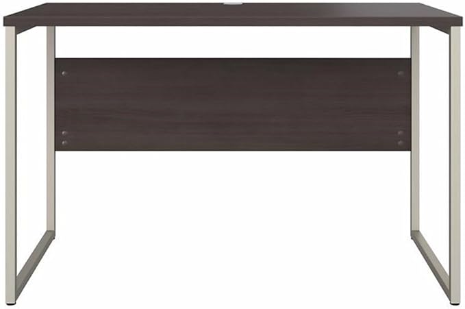 Pemberly Row Set of 2 Lateral File Cabinet & Computer Table Desk in Storm Gray