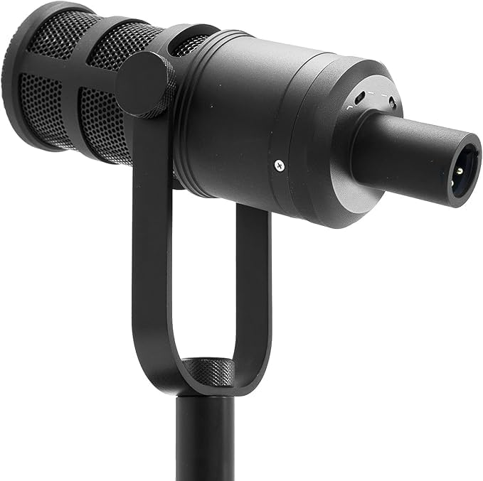 YTM-165D Dynamic XLR Podcast Microphone with Mid-Range Boost, Low-Cut Filter, and High Sensitivity – Ideal for Vocal Clarity in Live Streaming, Recording, and Broadcasting