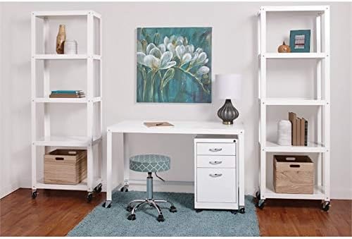 Hirsh Industries 2 Piece Office Set in White