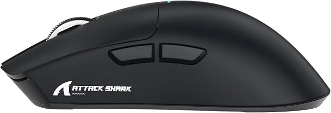 ATTACK SHARK X11 Ultra-Light Triple Mode Gaming Mouse PAW3311 Optical Sensor 22K DPI 5 programmable Buttons with Magnetic Charging Stand for PC/Mac Black