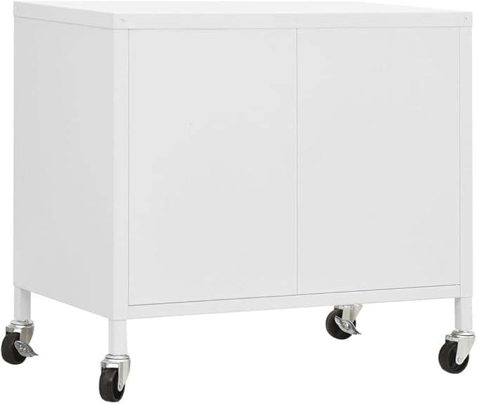 Industry Style,Storage Cabinet,Office Cabinet,Bookcase,Sideboard,File Cabinet,Multifunctional Cabinet,Storage Furniture,for Home,Living Room,Apartment,Office, White 23.6"x13.8"x19.3" Steel