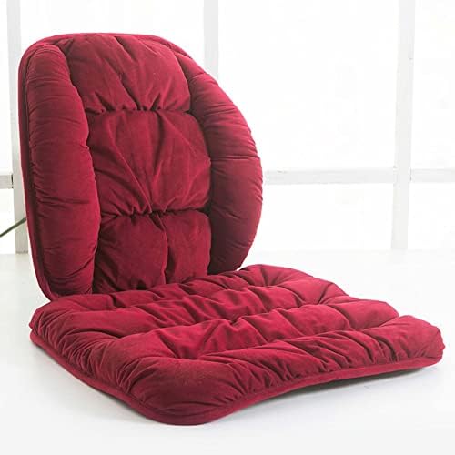 Low Back Pain Relief Large Size Lumbar Support and Nonslip Recliner Chair Seat Pads Cushion Back Rest Lumbar Cushion Pillow for Office,Dinning Desk Chair,Car,Purple