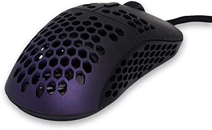 Gwolves Hati HTM Lightweight Honeycomb Wired Gaming Mouse,~56g,3389 Sensor,16,000 DPI, Low Latency,Anti-Interference,6Programmable Btns,On-Board Memory,PC/Mac and Laptop (Gradient Blue, HTM - Medium)