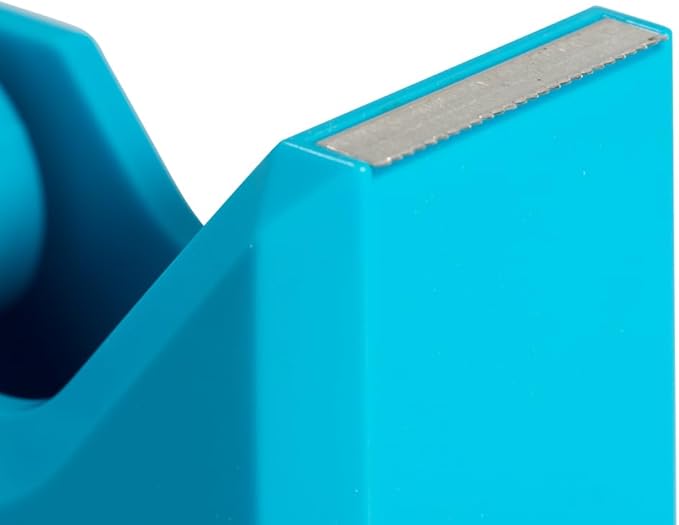 JAM PAPER Colorful Desk Tape Dispensers - Blue - 3/Pack