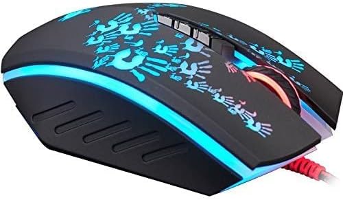 Bloody A60L Optical Gaming Mouse with Light Strike (LK) Switch & Scroll - Fully Programmable and Advance Macros (A60L)