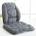 Low Back Pain Relief Large Size Lumbar Support and Nonslip Recliner Chair Seat Pads Cushion Back Rest Lumbar Cushion Pillow for Office,Dinning Desk Chair,Car,Purple