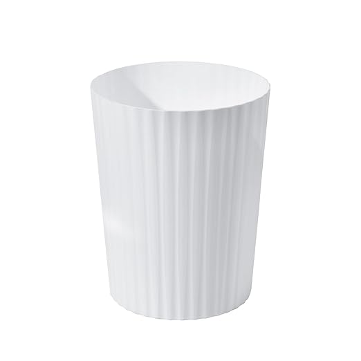 Small Platic 2 Gallon Trash Can - Compact Wastebin for Bathroom, Kitchen, Office, Home Use - Purple