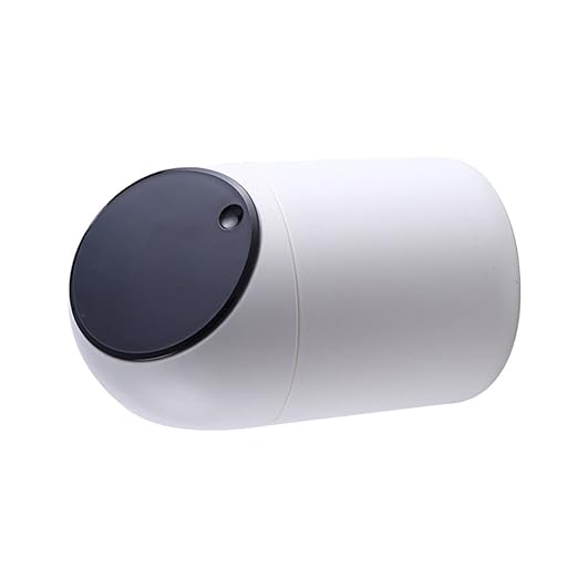 DECHOUS 2 Pcs Desktop Waste Container Black Mini Trash Can Desk Trash Can Simple Chic Design