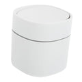 GLEAVI Slim Trash Can Lid Tiny Trash Can for Office Desktop Waste Container Bin