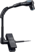 Shure Wired BETA 98H/C Microphone - Miniature Instrument Mic with Wired XLR Connector, Cardioid Condenser, Clip-on with Gooseneck for Sax/Brass or Rim of Percussion (BETA98H/C)