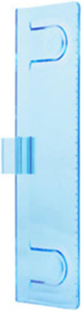 Document Holder Clip for Typing Reading Document Monitor Note Organiser Monitor Document Paper Holder for Laptops Office Organization Tool, Clear Blue