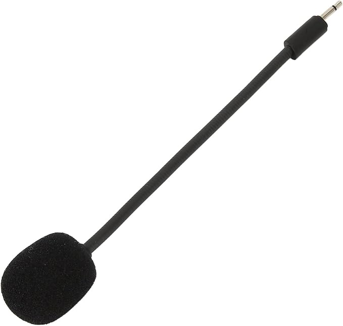 Diyeeni Detachable Microphone Mic Fits for 100 Gaming Headsets, Noise Cancelling Replacement Mic 2.5mm Jack, Bendable Microphone Arm, Plug and Play