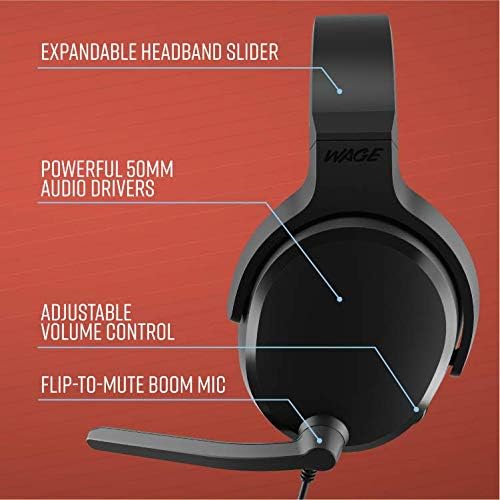 Wage Universal Gaming Headset - Black/Green (WMANY-N080)