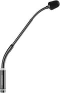DJ Mic 17 Inch Flexible Gooseneck Microphone, Professional XLR Wired Dynamic Bob Barker Microphone for Video Conference, Podium, Singing, Karaoke DJ Mixer Dedicated Disc Shouting KTV Bar, Metal