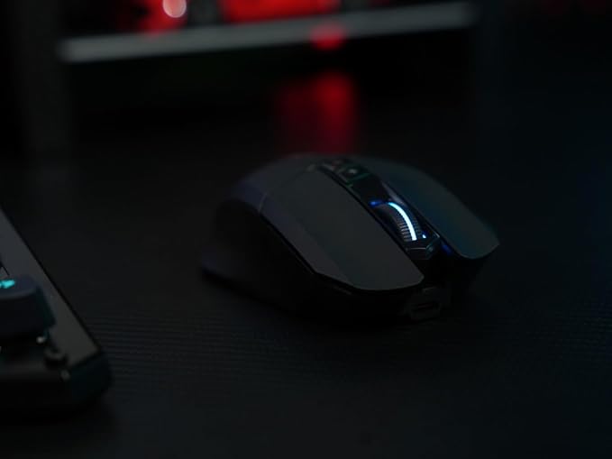 Bloody R36 Ultra Dual Mode Wireless Gaming Mouse - 12000 CPI, PAW3313 Sensor, 1ms Wireless Transmission, 7 Programmable Buttons, up to 75 Hours Playtime, RGB Lighting, for Esports and Gaming