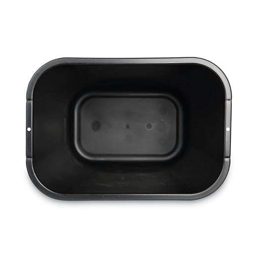 Boardwalk 3485201 14 qt Plastic Soft-Sided Wastebasket - Black