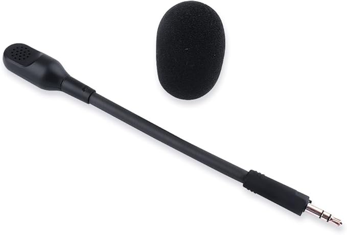 Barracuda X Mic Replacement for Razer Barracuda X Wireless Gaming Headphone,3.5mm Detachable Gaming Microphone Boom (Black)