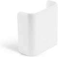 Poppin Magnetic Pen Holder - Office Supplies Storage Cup with 3 Mounting Options (adhesive strips, magnets, or screws), Mounts to Walls, Refrigerators, Lockers (White)