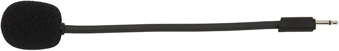 Yoidesu Game Mic Replacement for Gaming Headsets, Noise Cancelling Sponge, Adjustable Microphone Arm, 2.5mm Detachable Boom Microphone