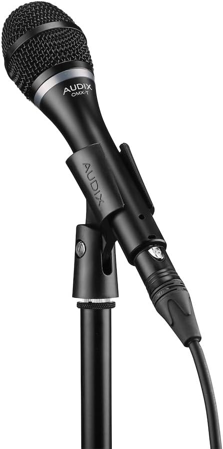 AUDIX OMX-T Dynamic Hypercardioid Vocal Microphone - Black - Wide Frequency Range, Perfect for Loud Stage Environments