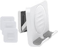 Shower Phone Holder Upgraded Adjustable Tablet Wall Mount Phone Holder, for Kitchen Bathroom Dorm Bedroom, Compatible with iPhone Series and Other Smartphones.Ipad/Smartphone（White）