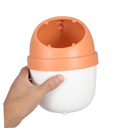Operitacx Cute Dinosaur Mini Trash Can Lid Slim Desktop Waste Bin for Bedroom Office and Kitchen Compact Waste Basket for Efficient and Versatile Use