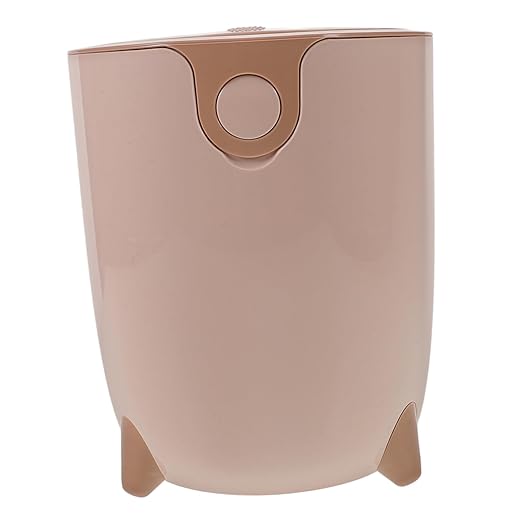 Zerodeko Bedroom Wastebasket Small Kitchen Trash Can Lid Desk Trash Can Mini Garbage Bin