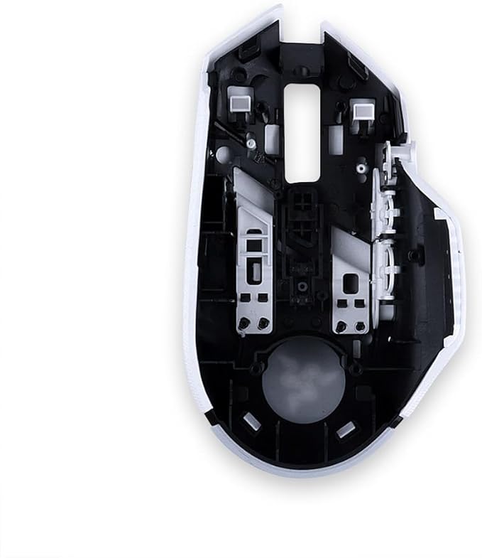 Razer Basilisk V3 Wired Gaming Mouse Case - Top Case Shell Housing with Mice Feet Sticker Replacement (White)