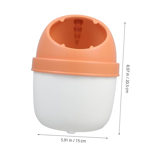 Operitacx Cute Dinosaur Mini Trash Can Lid Slim Desktop Waste Bin for Bedroom Office and Kitchen Compact Waste Basket for Efficient and Versatile Use