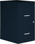 NuSparc 2 Drawer Locking Filing Cabinet | Pre-Assembled Steel Construction | Space-Saving Design is Perfect for Home and Small Office | Letter-Size | Assembled in North America