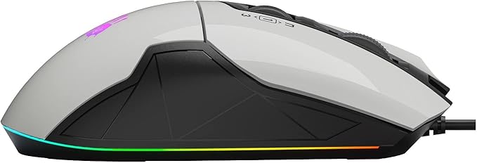 Bloody Gaming W70 Max Gaming Mouse 10,000 CPI 250 IPS RGB Gaming Mouse Panda White