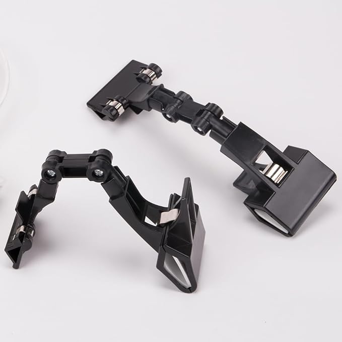ZORZA 4Pcs Flexible Paper Stand for Desk Rotatable Foldable Document Holder Double Head Paper Holder for Typing Computer Monitor Canvas Clamp