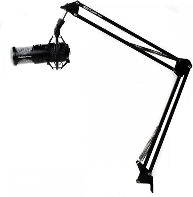 CAD PM1200 PodMaster™ SuperD Professional Broadcast / Podcasting Microphone with SuperD VOG Dynamic Capsule, supplied with Broadcast Boom Mic Stand