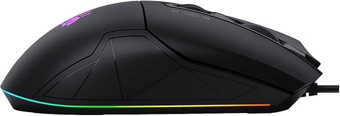 Bloody Gaming W70 Max Gaming Mouse, 10000 DPI, 250 IPS, RGB, Black
