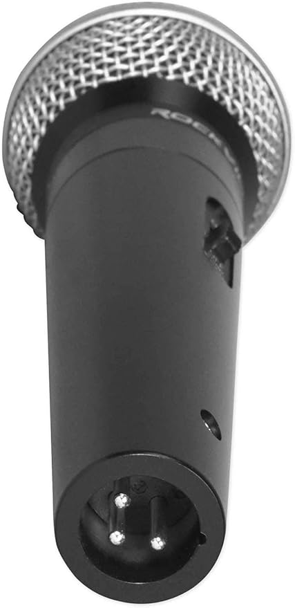 Rockville RMC-3PK Dynamic Microphones 3 Pack, Uni-Directional, Metal Build, XLR, Clear Sound, Low Background Noise, Durable Case, for Vocals, Instruments, DJs