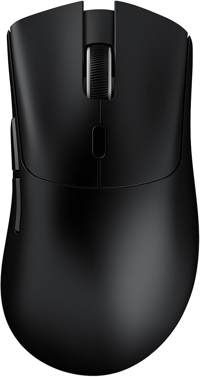 MAMBASNAKE Attack Shark R1 Wireless Gaming Mouse,PAW3311 Optical Sensor 18K DPI,59g Ultralight 2.4Ghz/BT/Wired Computer Mice for Win/Mac - Black