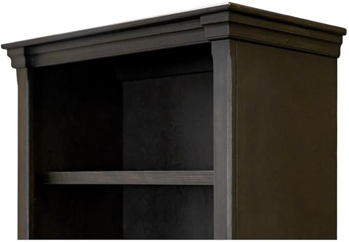 Pemberly Row Set of 3 Wood Office Writing Table & Filing Cabinet & Bookcase