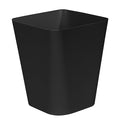 Small Trash Can - Plastic Waste basketbin - for Office,Home,Bathroom,Kitchen - 1.8 Gallon - Black
