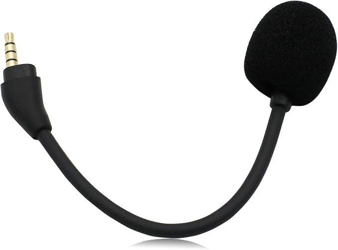 Mic for Hyper X Cloud 3 III Headset, Replacement Parts Game Microphone on PS4 PS5 Xbox - 3.5mm Detachable, Noise Cancelling