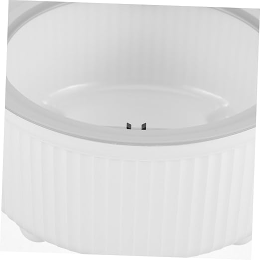 Vaguelly Mini Desktop Trash Can Round Waste Basket for Bedroom and Office Slim Plastic Garbage Bin Press Top Lid Compact Wastebasket for Counters and Nightstands
