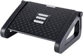 Adjustable Height Foot Rest with Massage Surface for Under Desk, 6 Height Adjustable Foot Stool for Desk at Work for Home, Office